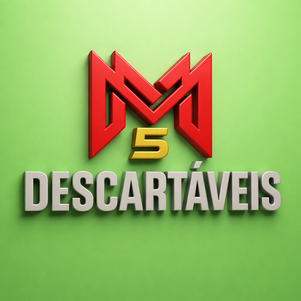 Logo da M5 Descartáveis